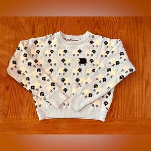 Cupcake Clothing Ltd Sheep Pattern Sweater - Medium